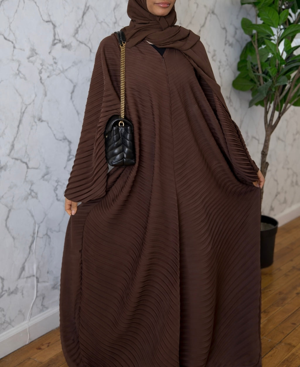 The Signature Pleat Abaya